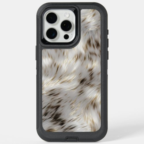 Elegant Grey White Gold  iPhone 15 Pro Max Case