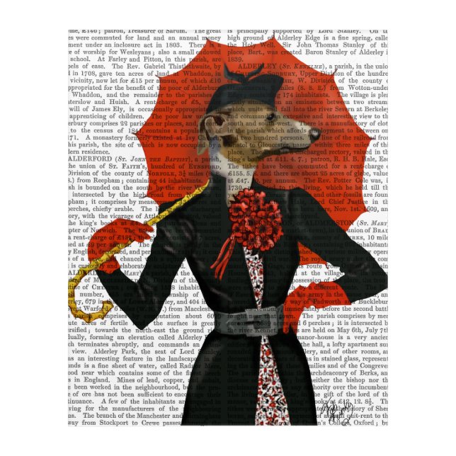 Elegant Greyhound and Red Umbrella Acrylic Print (Front)