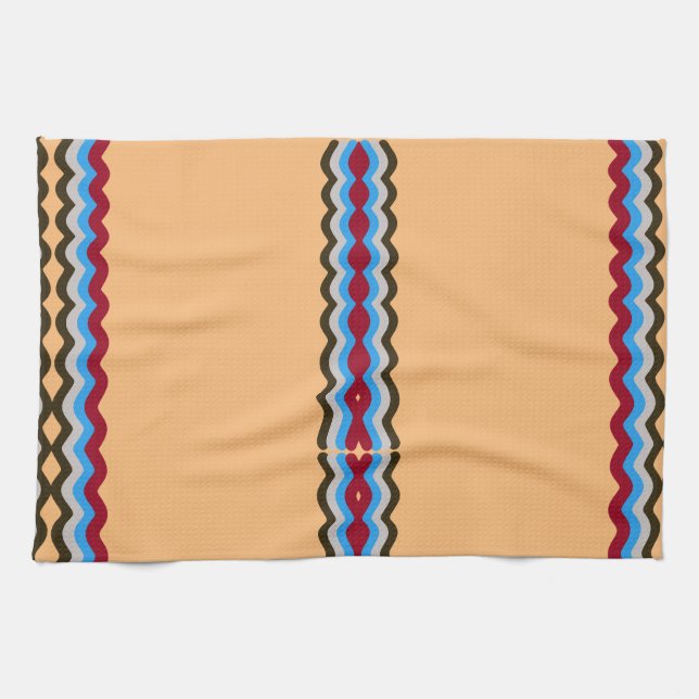 Elegant groovy  kitchen towel (Horizontal)