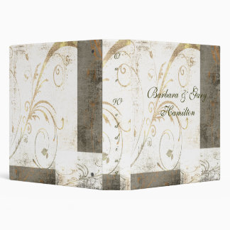Elegant Grunge Wedding Binder