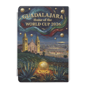Elegant Guadalajara Soccer Art 2026 Stadium iPad Mini Cover