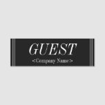 [ Thumbnail: Elegant "Guest" Name Tag ]