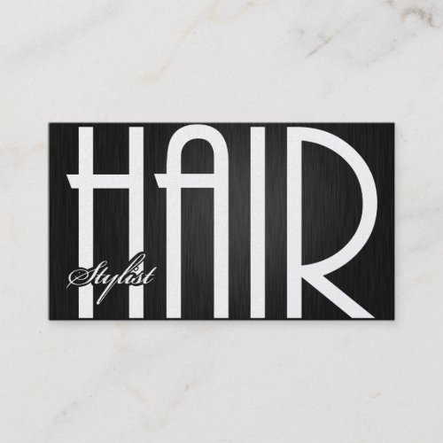 Elegant Hair Stylist Business Cards