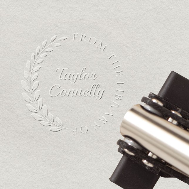 Elegant Half Laurel Wreath From the Library Of Embosser (Creator Uploaded)