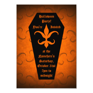 Coffin Invitations | Zazzle