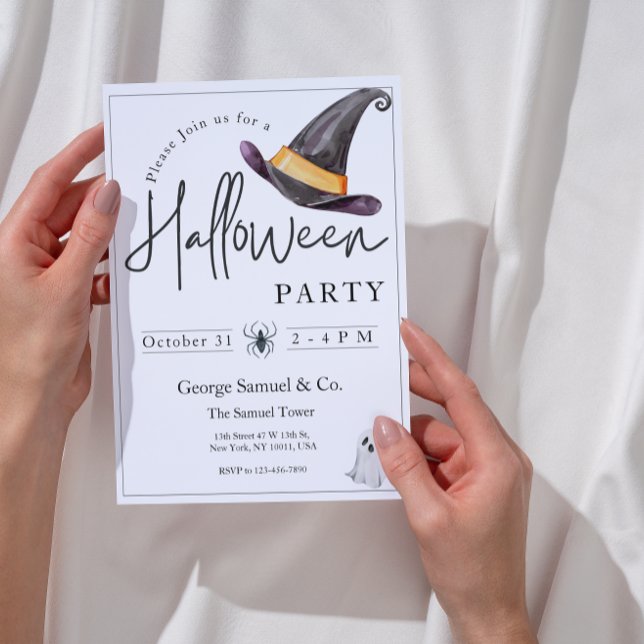 Elegant Halloween Invitation for Company Office (Creator Uploaded)