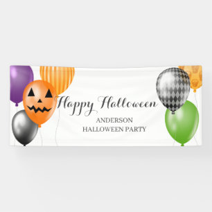 Elegant Halloween Party Banner
