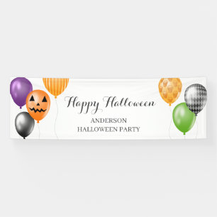 Elegant Halloween Party Banner