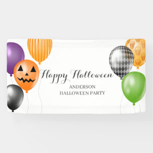 Elegant Halloween Party Banner
