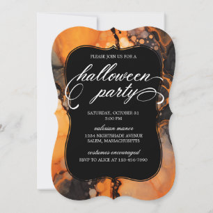 Elegant Halloween Party Invitation