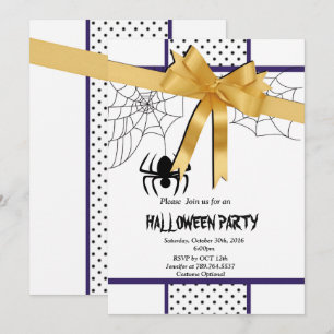 elegant  Halloween party Invitation