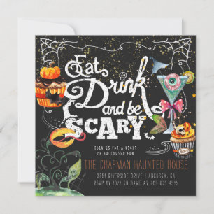 Elegant Halloween Party Invitation