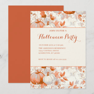 Elegant Halloween Party Invitation