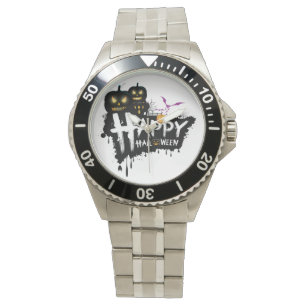 Elegant Halloween Stainless Steel Bracelet Watch
