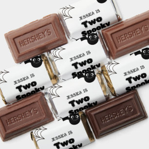 Elegant Halloween two spooky second Birthday party Hershey's Miniatures