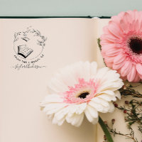 Elegant hand-drawn Book Birds From The Library Of