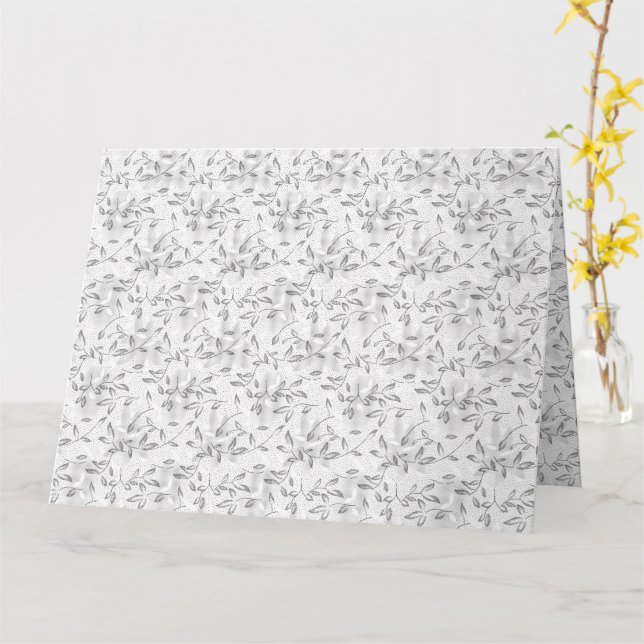 Elegant Hand-Drawn Botanical Art Card (Yellow Flower)