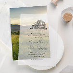 Elegant Hand Drawn Country Barn Wedding Vellum Invitations<br><div class="desc">Elegant Hand Drawn Country Barn Wedding Vellum Invitations. Perfect to overlay a photo. Click the personalize button to customize this design.</div>