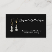 elegant handcrafted Jewelry maker Business Cards