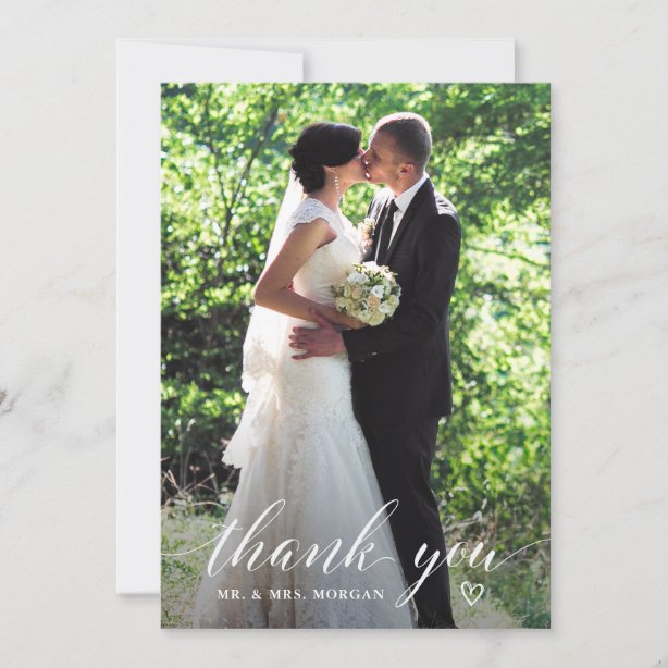 Wedding Thank You Cards | Zazzle