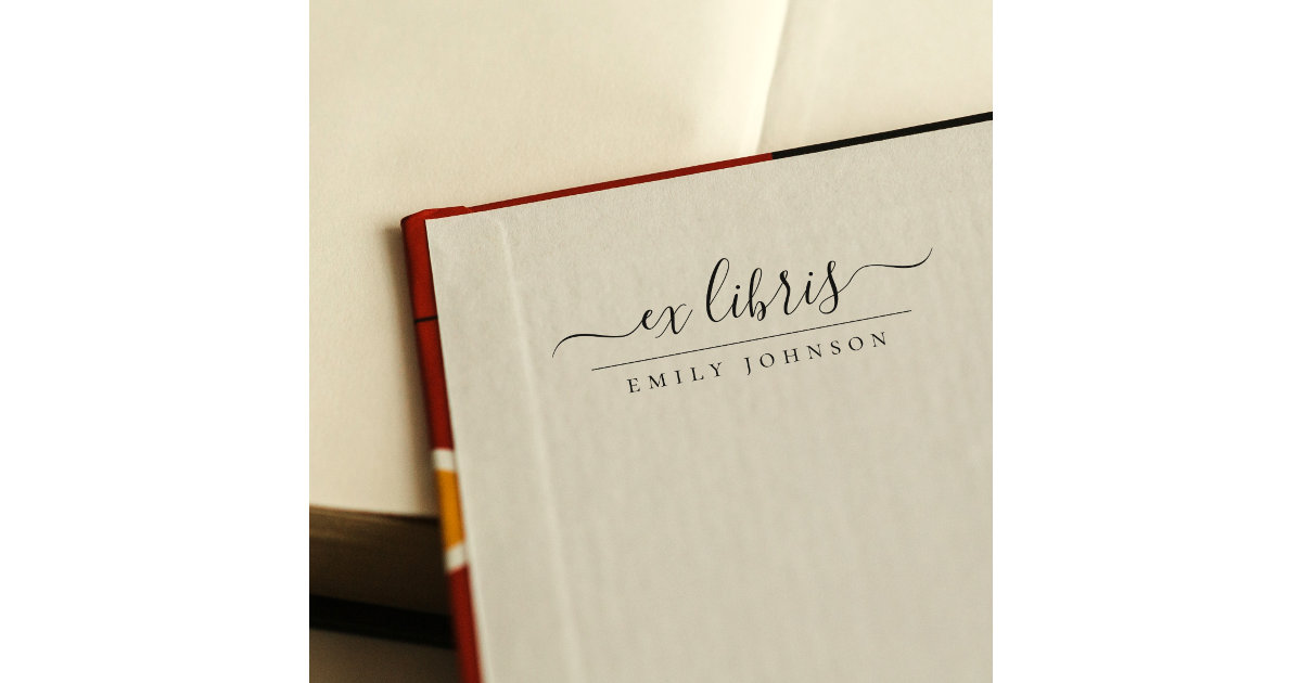 Personalized Ex Libris Stamp