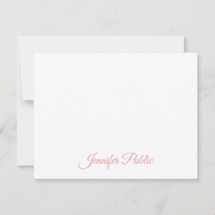 Elegant Handwritten Script Name Text Template Flat