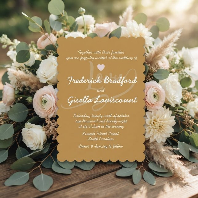 Elegant Handwritten Script Wedding Invitation (Creator Uploaded)