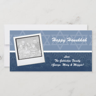 Elegant Hanukkah Photo Cards