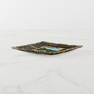 Elegant Happy 50th Anniversary Trinket Tray