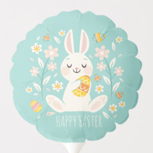 Elegant Happy Easter Bunny   Balloon