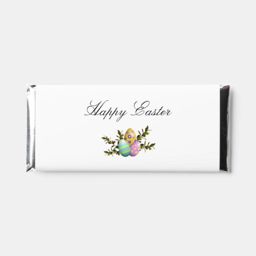 Elegant Happy Easter Eggs Hershey Bar Favors