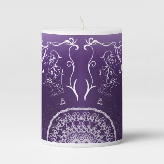 Elegant HAPPY EID Pillar Candle