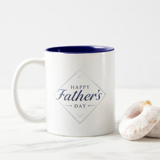 Elegant Happy Father’s Day Minimalist Coffee Mug