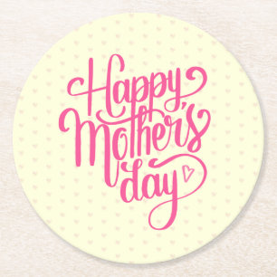Elegant Happy Mother's Day   Coaster