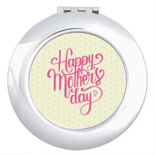 Elegant Happy Mother's Day   Compact Mirror