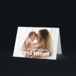 Elegant Happy Mother's Day Photo Greeting Card<br><div class="desc">Elegant Happy Mother's Day Photo Greeting Card. You can also edit the greeting and make it "Happy Birthday!"</div>