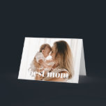 Elegant Happy Mother's Day Photo Greeting Card<br><div class="desc">Elegant Happy Mother's Day Photo Greeting Card. You can also edit the greeting and make it "Happy Birthday!"</div>