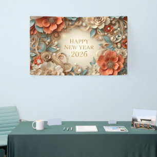 elegant happy new year party banner