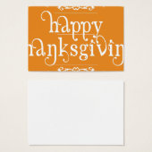 elegant happy thanksgiving (Front & Back)