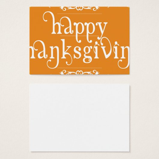 elegant happy thanksgiving (Front & Back)