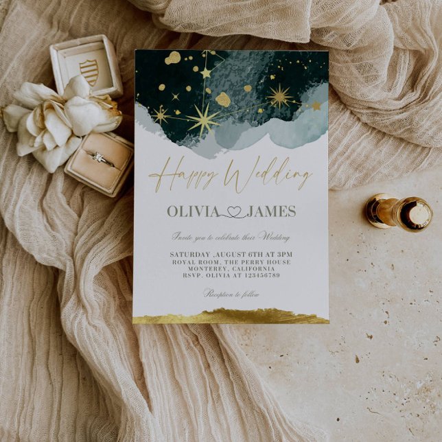 Elegant Happy Wedding | Classic & Joyful Invitation (Creator Uploaded)