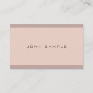 Elegant Harmonic Colors Professional Sleek Plain Business Card