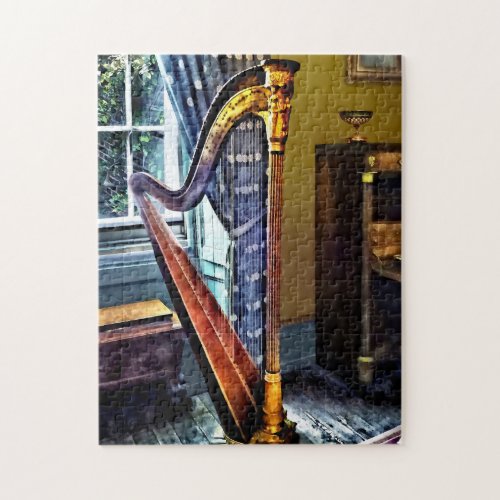 Elegant Harp Jigsaw Puzzle