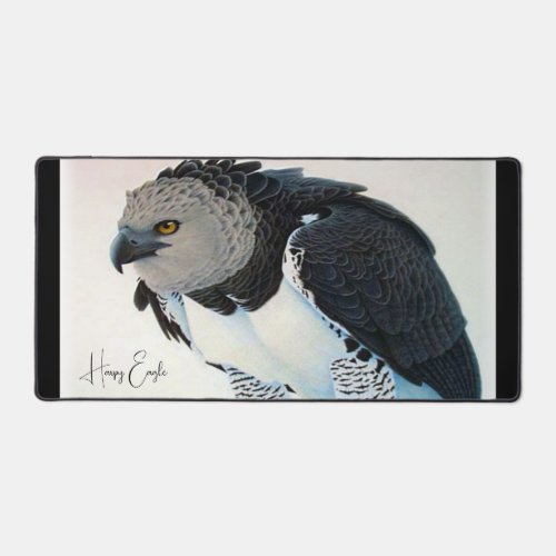 Elegant Harpy Eagle Desk Mat