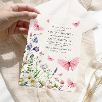 Elegant He Gives Me Butterflies Bridal Shower