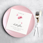 Elegant He Gives Me Butterflies Floral Napkins<br><div class="desc">Add a touch of romance to your bridal shower with our Elegant He Gives Me Butterflies Floral Napkins. Featuring elegant calligraphy and adorned with delicate pink watercolor butterflies and romantic florals, these napkins are fully customizable, allowing you to add your own quote. Whether it's a heartfelt message or a favorite...</div>