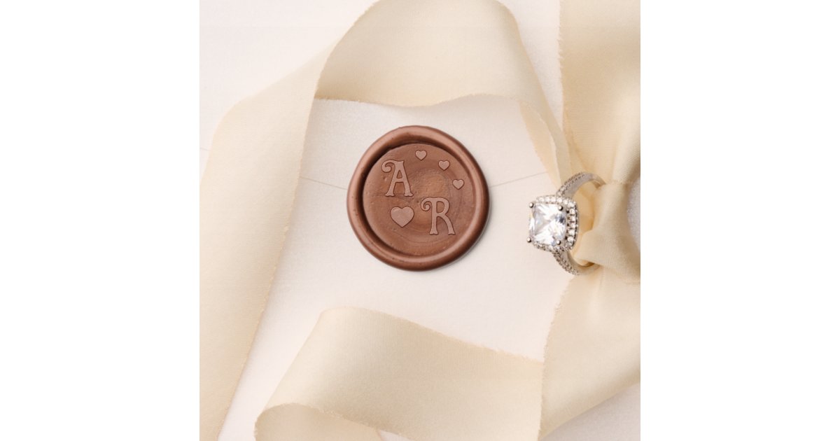 Minimalist Monogram Custom Wedding Wax Seal Stamp - No.2: Wedding  Invitations & Accessories for Your Special Day