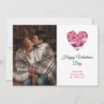 Elegant Heart Happy Valentine's Day Photo