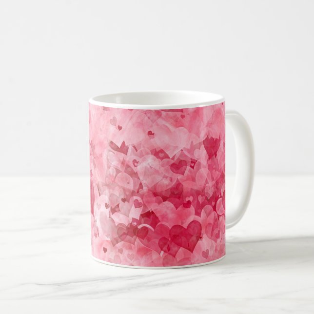 Elegant Hearts Mug (Front Right)