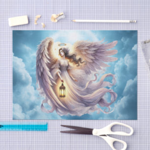 Elegant Heavenly Angel lovers  Tissue Paper